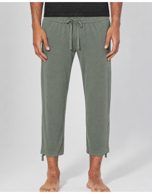 7/8 Yoga Hose Herren aus Hanf/Biobaumwolle - thyme [452c59a9aea31062e67759b115f3a81c]