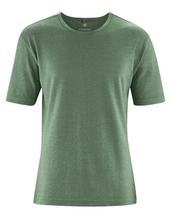 THC Exklusiv T-Shirt aus Hanf/Biobaumwolle Casual Fit - herb [338f9b44d72abfea484104093a2be23d]