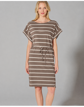 Streifen Kleid aus Hanf/Biobaumwolle - Casual Fit - dust-water-nature [9f3badddc4b47a94542598ff0d446c71]