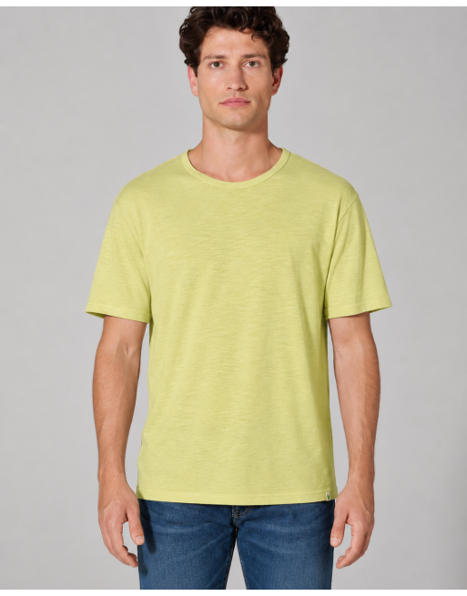 T-Shirt aus Slub Jersey Hanf/Biobaumwolle Normal Fit - lind [b081c102d595364d980b608837d63d97]