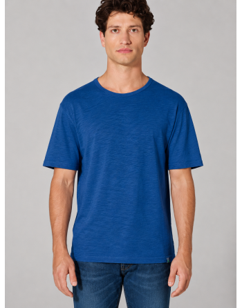T-Shirt aus Slub Jersey Hanf/Biobaumwolle Normal Fit - royal [8e0dd9b8e0e36e47b353f844d8bf2d6a]