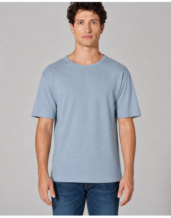 T-Shirt aus Slub Jersey Hanf/Biobaumwolle Normal Fit - smoke [87228d9eb60718f10f6fd242adadc638]
