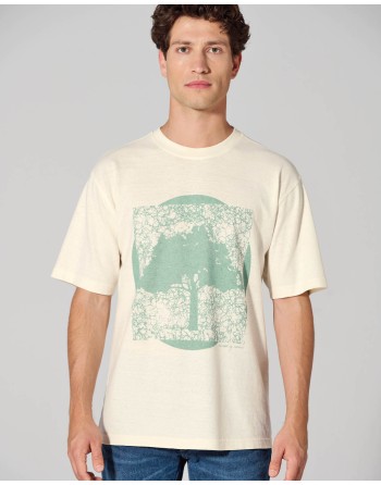 T-Shirt mit Print Hanf/Biobaumwolle Casual Fit - nature [f3e82d99d347092c6d1b0dfd3a18ba0f]