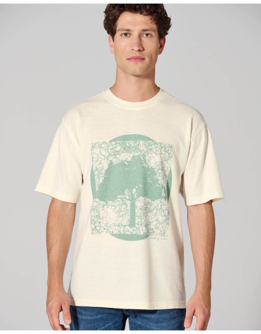 T-Shirt mit Print Hanf/Biobaumwolle Casual Fit - nature [f3e82d99d347092c6d1b0dfd3a18ba0f]