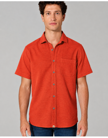 Kurzarmhemd Herren Hanf/Biobaumwolle Normal Fit - magna [9b7bb52fbf8f56faf390d95bca849eec]