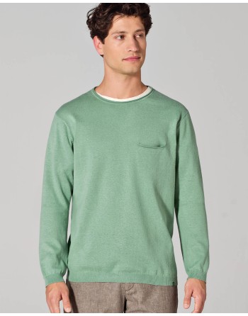 Sommer Pullover aus Hanf/Biobaumwolle - Normal Fit - menta [29fa04eb7831524ee41ddb9e0acc3bd0]