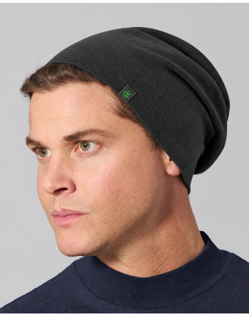 Beanie mit Yak Wolle Hanf/Biobaumwolle - black [0d309ea8ba8322141a7ad35459a25334]