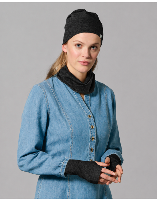Wärmende Stulpen aus Hanf & Bio-Baumwolle - black [78f8a539a3caef328d52e8aed5163e61]