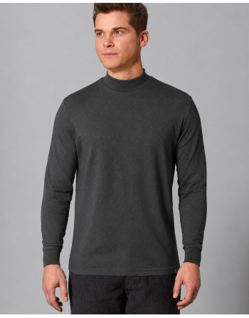 Rollkragen Langarmshirt Normal Fit Hanf/Biobaumwolle - black [c0f9a8f910d39199301aec502b3ffd00]