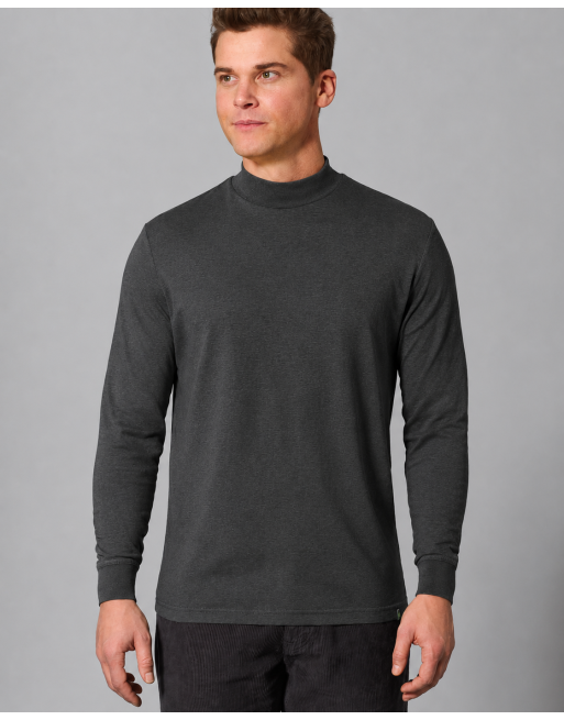 Rollkragen Langarmshirt Normal Fit Hanf/Biobaumwolle - black [c0f9a8f910d39199301aec502b3ffd00]