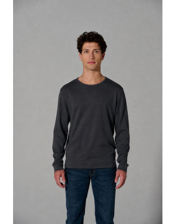 THC Exklusiv Herren Langarmshirt aus Hanf & Bio-Baumwolle - black [9954759e5ca2ffc4d8feec1d90971fe4]
