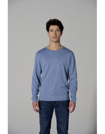 THC Exklusiv Herren Langarmshirt aus Hanf & Bio-Baumwolle - blueberry [17ebad5fce4c26b9169cd153071e1158]