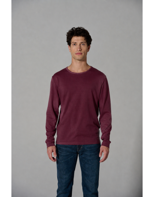 THC Exklusiv Herren Langarmshirt aus Hanf & Bio-Baumwolle - rioja [7a95130db56890d05b22b231379d946c]