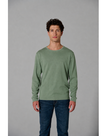 THC Exklusiv Herren Langarmshirt aus Hanf & Bio-Baumwolle - herb [4d512be78563a23ba0997a15e3b561e7]