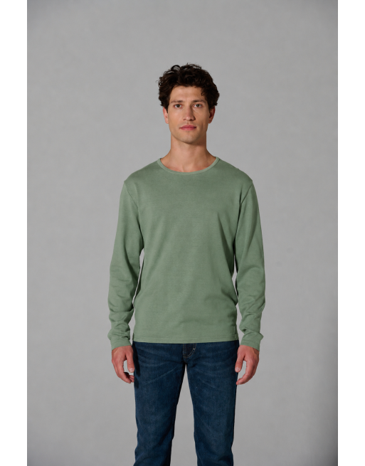THC Exklusiv Herren Langarmshirt aus Hanf & Bio-Baumwolle - herb [4d512be78563a23ba0997a15e3b561e7]