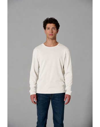 THC Exklusiv Herren Langarmshirt aus Hanf & Bio-Baumwolle - offwhite [60cdd3f1e742ef5ac551c29153770672]
