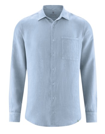 Pures 100% Hanfhemd Herren - Normal Fit - smoke [9a3a543c9a2647d8a4e8a53204279d61]