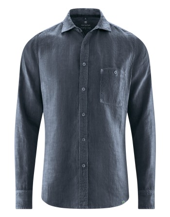 Pures 100% Hanf Hemd Herren - Slim Fit - dark [440e5b187c6dc29efcce7f5a165ffbcf]