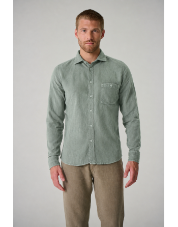 Pures 100% Hanf Hemd Herren - Slim Fit - thyme [73304c36e0db7d2667729a5e02b76e5f]