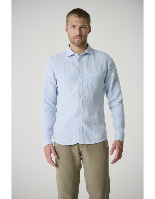 Pures 100% Hanf Hemd Herren - Slim Fit - smoke [4e6c2b344d8d87606cdcc341d152d15e]