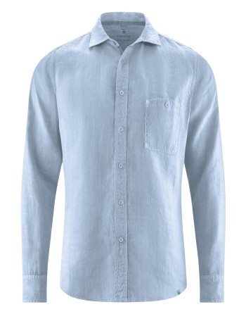 Pures 100% Hanf Hemd Herren - Slim Fit - smoke [463170a9d5f9d13aec000be191e613dc]