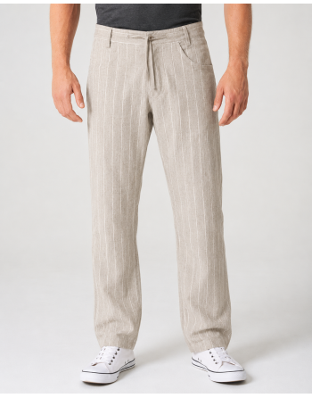 Gestreifte Männerhose aus Hanf/Biobaumwolle - distel [336dc4d30aeef30d134d51ca05864e49]