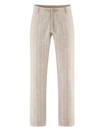 Gestreifte Männerhose aus Hanf/Biobaumwolle - distel [bdcfaa4a5f6098ca9df59525176976d7]