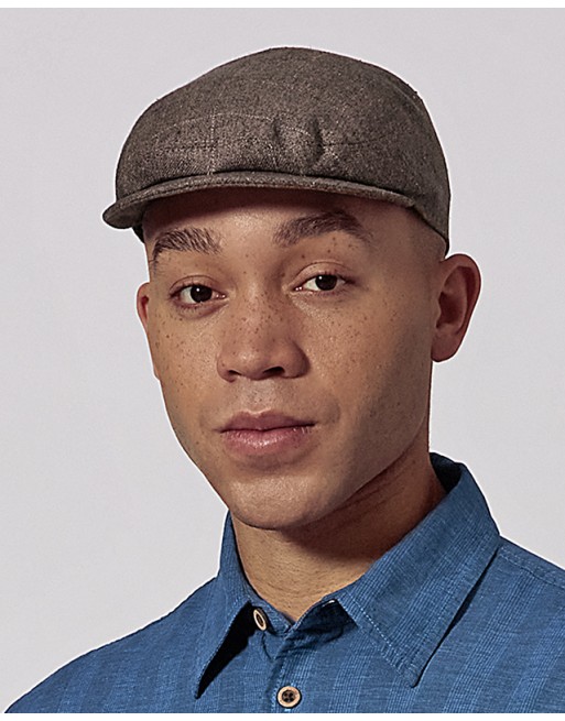 Twill Schiebermütze - mocca [63a327d31d3ffdd23207a1e8bfefae7e]