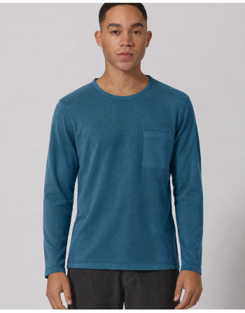 Langarmshirt mit Brusttasche aus Hanf/Biobaumwolle - Normal Fit - reef [e4236d0c1639f09e0bbb892226dd7bf4]
