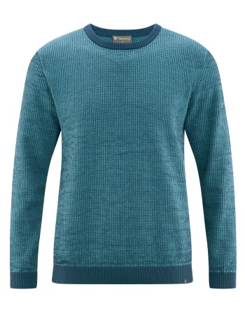 Zweifarbiger Strickpullover Hanf/Biobaumwolle Normal Fit - reef-shelf [909c310107917a5336ec9a8d94ea4a82]