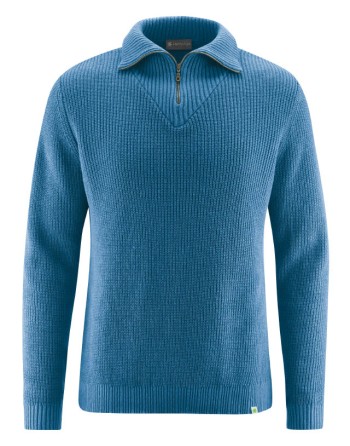 Kerniger Troyer L aus Hanf/Biobaumwolle - Normal Fit - sea [81ac896a3d068fa8efb53e9e9c14690e]