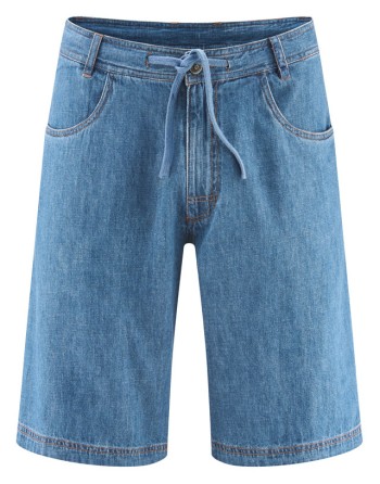 Shorts mit geradem Bein aus Hanf/Biobaumwolle - uniblue [e236007640528c7b95bf7dcc7214bb5c]