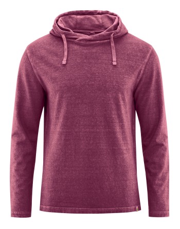 HempAge Herren Langarmshirt aus Hanf/Bio-Baumwolle – Normal Fit - wine [b809a9c384d5721dbea9dc177f1a3404]