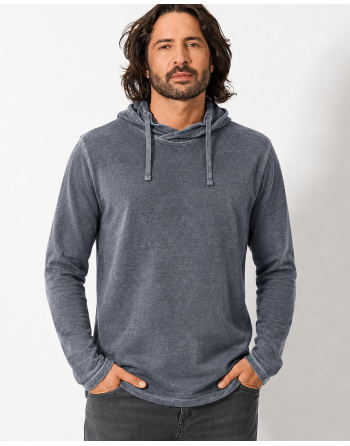 HempAge Herren Langarmshirt aus Hanf/Bio-Baumwolle – Normal Fit - shale [1eeb87f5c5acfdebb07c69ae75139fde]