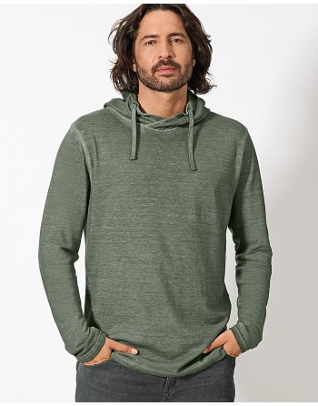 HempAge Herren Langarmshirt aus Hanf/Bio-Baumwolle – Normal Fit - moss [36358d440f8964799e8687d0d7c73b1d]