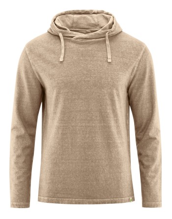 HempAge Herren Langarmshirt aus Hanf/Bio-Baumwolle – Normal Fit - shitake [ed1c383889dc90c945f1d7f4981aa5fc]