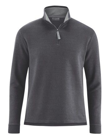 Gerader Troyer aus Hanf/Biobaumwolle - Casual Fit - anthrazit [78a486691e61fb848e9416947196c27c]