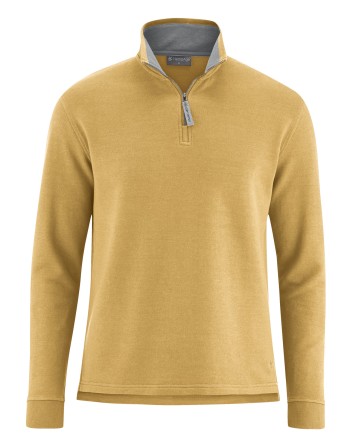 Gerader Troyer aus Hanf/Biobaumwolle - Casual Fit - dijon [a9d7f5047bc712c63a0d1fb45dabbc0b]