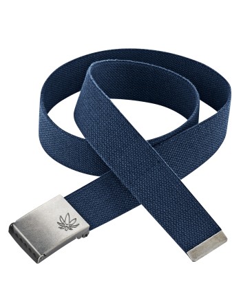Verstellbarer Gürtel aus Hanf/Biobaumwolle - One Size - navy [8b0a3329c376eb5e803bec23795e6aa6]