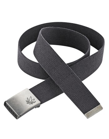 Verstellbarer Gürtel aus Hanf/Biobaumwolle - One Size - anthrazit [f60d3e94828e332a0c8b301c05a36dc4]