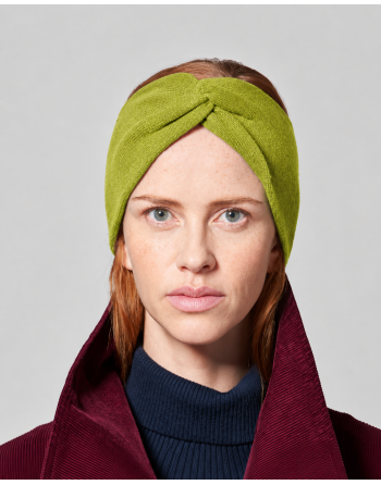Wärmendes Stirnband recycled aus Hanf/Biobaumwolle Unisex - fern [646e5c9f5b65e008f7ced92b258b4b96]