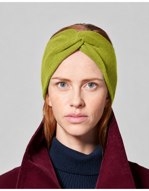 Wärmendes Stirnband recycled aus Hanf/Biobaumwolle Unisex - fern [646e5c9f5b65e008f7ced92b258b4b96]