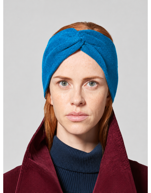 Wärmendes Stirnband recycled aus Hanf/Biobaumwolle Unisex - sea [8dc52b6172c5e881d63769c6dc059472]