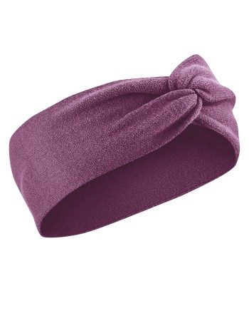 Wärmendes Stirnband recycled aus Hanf/Biobaumwolle Unisex - purple [e99fb0f5666fb044be1ececf7d8701ef]