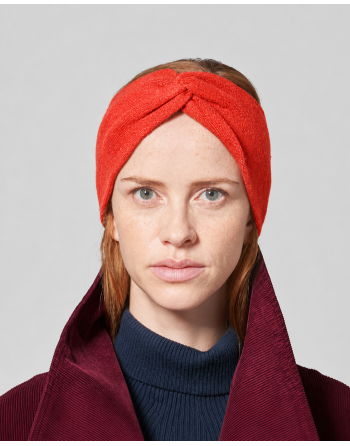 Wärmendes Stirnband recycled aus Hanf/Biobaumwolle Unisex - brick [163d77adeb99877f2b40d73300c38571]