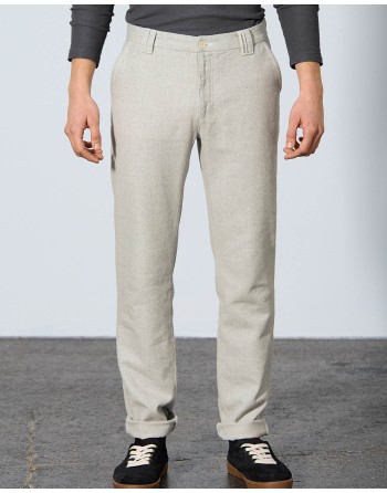 Sportliche Chino-Hose aus Hanf & Bio-Baumwolle - nature [ee673dc9e7d68dc86f587ce17e847837]