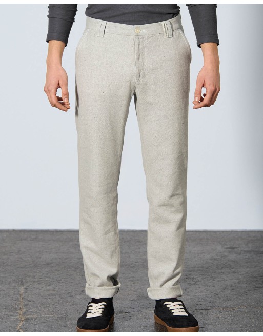 Sportliche Chino-Hose aus Hanf & Bio-Baumwolle - nature [ee673dc9e7d68dc86f587ce17e847837]