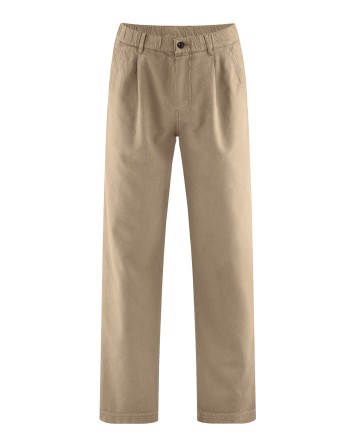 Cargohose mit Bundfalte aus Hanf/Bio-Baumwolle - shitake [1e87b1ea597d8e556925dfd34da7a785]