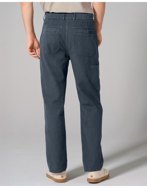 Cargohose mit Bundfalte aus Hanf/Bio-Baumwolle - graphit [3fbb601fce89973e960f77dcf074604f]