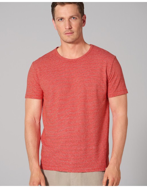 Herren Streifenshirt Hanf/Bio-Baumwolle Normal fit - magna-nature [3c28853fdc392697fcbc991ce2ded678]